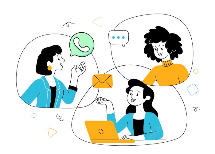 وکتور پاسخگویی به مشتری و مدیریت ارتباط با مشتری برای افزایش نرخ تبدیل