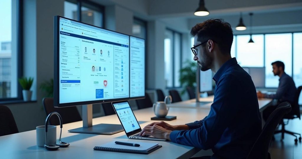 دستیار فروش هوشمند در حال پاسخگویی سریع به پیام مشتری
